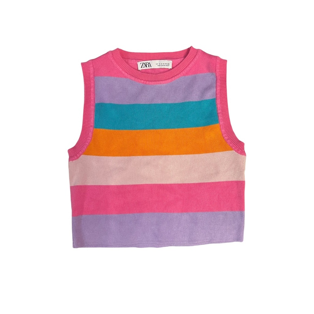 Zara retro style crop top💖